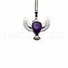 Peace Dove Water Droplet Crystal Necklace Pendant Fashion Ornament Simple Pendant VL5109-4-1