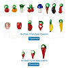 Handmade Lampwork Beads and Pendants LAMP-TA0002-03-11