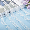 Gorgecraft 10 Yards Polyester Pleated Lace Trim OCOR-GF0003-52C-4