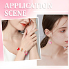 SUNNYCLUE 100Pcs 5 Colors Opaque & Transparent Acrylic Beads MACR-SC0001-78-5