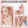 SUNNYCLUE 2Pcs Iron and PVC and Acrylic Alligator Memo Clips FIND-SC0011-26A-5