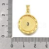 Brass Micro Pave Cubic Zirconia Pendants KK-Z102-07G-02-3
