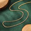 304 Stainless Steel Lumachina Chain Necklaces X-NJEW-F248-17A-G-1