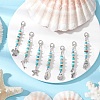 Ocean Tibetan Style Alloy Pendant Decorations HJEW-JM03376-1