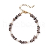 Natural Apatite Chip Beaded Bracelets for Women BJEW-JB11742-08-2