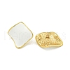 PVD Vacuum Plating 304 Stainless Steel & Enamel Stud Earrings for Women EJEW-G401-02G-01-1