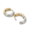 Ion Plating(IP) Two Tone 304 Stainless Steel Huggie Hoop Earrings EJEW-A106-02A-2