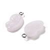 Opaque Resin Pendants FIND-M035-01C-2