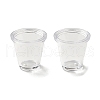 Transparent Plastic Cup AJEW-XCP0002-42-1