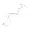 304 Stainless Steel Alps Pendant Necklaces X-NJEW-Z001-01S-2