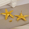Stylish 304 Stainless Steel Starfish Stud Earrings UL8243-2-3
