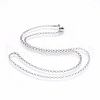201 Stainless Steel Rolo Chain Necklaces NJEW-F248-13A-P-1