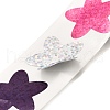 8 Patterns PVC Self Adhesive Glitter Stickers DIY-A042-14B-3