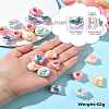 20Pcs Opaque Resin Beads RESI-CJ0004-28-8
