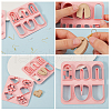 SUNNYCLUE 3Pcs 3 Styles ABS Plastic Plasticine Tools DIY-SC0025-44-3