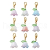 Acrylic Campanula Pendant Decorations HJEW-JM02768-2