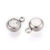 201 Stainless Steel Charms STAS-N109-222A-P-2