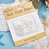 Beebeecraft 10Pcs Brass Micro Pave Cubic Zirconia Pendants ZIRC-BBC0002-31-6