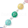 Acrylic Round with Cross Dowsing Pendulums PALLOY-JF02917-1