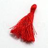 Handmade Polycotton(Polyester Cotton) Tassel Decorations OCOR-Q024-10-2