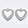 Alloy Crystal Rhinestone Pendants PALLOY-T067-200P-RS-1