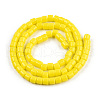 Opaque Solid Glass Bead Strands GLAA-N047-09-F03-2