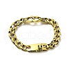 Men's Alloy Interlocking Knot Link Bracelet with Curb Chains BJEW-A129-03AG-2