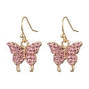 Alloy Rhinestone Dangle Earrings EJEW-JE06221-4