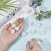 DELORIGIN 12Pcs 6 Colors Handmade Polymer Clay Beads DIY-DR0001-86-3