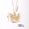 Fashion Elegant Golden Plated Stainless Steel Pendant Necklaces SJ0947-1-1