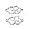 304 Stainless Steel Connector Charms STAS-A071-01P-2