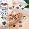 Biyun 28Pcs 7 Style 304 Stainless Steel Connector Charms & Pendants STAS-BY0001-12-5