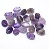 Natural Amethyst Gemstone Oval Cabochons G-J329-13-15x20mm-1