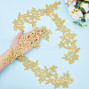 Flower Polyester Embroidery Lace Ornament Accessories PATC-WH0005-53A-3