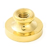 Golden Tone Round Wax Seal Brass Stamp Heads AJEW-Z034-01G-03-3