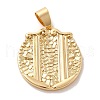 Real 18K Gold Plated Zodiac Theme Brass Pendants KK-M273-04E-G-1