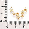 Brass Micro Pave Cubic Zirconia Pendants KK-N261-120H-G-3