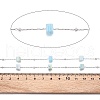 Handmade Cube Lampwork & Seed Bead Chains CHS-T006-10P-3