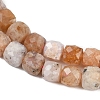 Natural Cherry Blossom Agate Beads Strands G-H078-C43-6mm-4