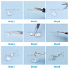SUNNYCLUE DIY Dangle Earrings Making Kits DIY-SC0013-36-4
