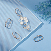 Unicraftale 4Pcs 304 Stainless Steel Screw Carabiner Lock Charms STAS-UN0060-16-4
