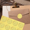 34 Sheets Self Adhesive Gold Foil Embossed Stickers DIY-WH0509-012-6