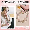 SUNNYCLUE 50Pcs Two Tone Opaque Acrylic Beads SACR-SC0001-28-5