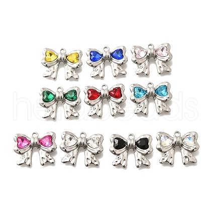 304 Stainless Steel Pendants STAS-Q346-15P-1