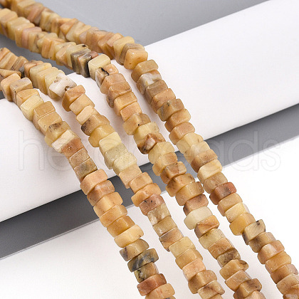 Natural Yellow Opal Beads Strands G-T140-49B-1