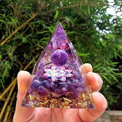 Orgonite Pyramid Resin Energy Generators PW-WGCF058-02-1
