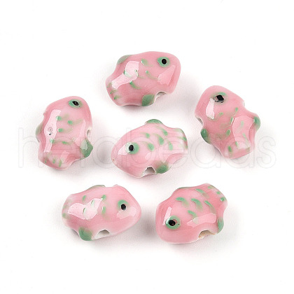 Handmade Porcelain Beads PORC-N009-07C-1