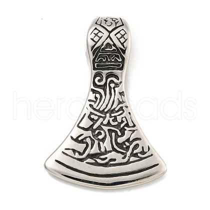 316 Surgical Stainless Steel Pendants STAS-E212-102AS-1