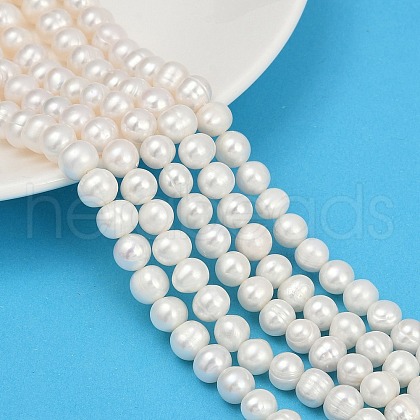 Natural Cultured Freshwater Pearl Beads Strands PEAR-I007-07J-04A-1