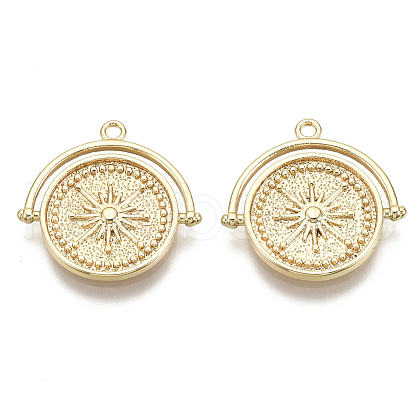 Brass Pendants X-KK-R136-037-NF-1